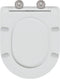 vidaXL - Snelle - Afneembare - WC-zitting - met - Zachte - Sluiting - Duroplast - Wit