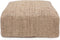 Bazar Bizar - De Oh my Gee poef - Katoenen poef - Beige - 60 x 60 x 25 cm