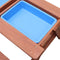 Sunny Dave Zand & Water Picknicktafel in Bruin voor kinderen - Multifunctionele Picknick tafel met 2 uitneembare kunststof bakken - FSC hout