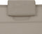 vidaXL - Ligbed - aluminium - en - textileen - taupe