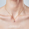 Chocli halsketting Liefdesslot 18k verguld