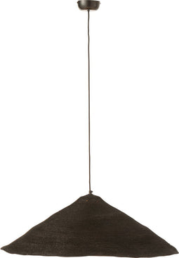 J-Line hanglamp Hoed Moonj - gras - zwart - large