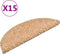 vidaXL - Trapmatten - 15 - st - 56x17x3 - cm - goudkleurig