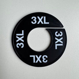 Klika - Maatring zwart/wit 3XL