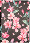 iMoshion Tablet Hoes Geschikt voor iPad 9 (2021) 9e generatie / iPad 7 (2019) 7e generatie / iPad 8 (2020) 8e generatie - iMoshion 360° Draaibare Design Bookcase - Zwart /Blossom Watercolor Black