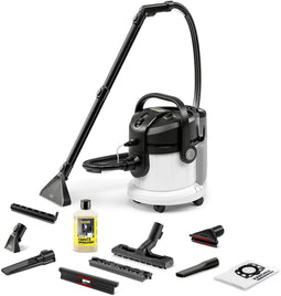Kärcher SE 4 Plus - Sproei-extractiereiniger - Vezeldiepe reiniging - Zwart/Wit