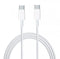 Apple USB-C naar USB-C Kabel - Gewoven 1m - Snel opladen - Wit