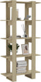vidaXL - Boekenkast/kamerscherm - 80x30x160 - cm - bewerkt - hout - sonoma - eiken
