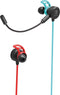Hori Earbuds Pro - Gaming Oordopjes - In-line Microfoon - Neon Blauw/Rood