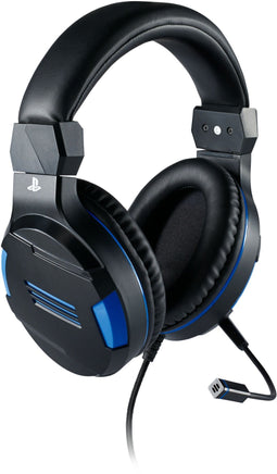 Bigben Interactive PS4OFHEADSETV3 - Stereo Game Headset - 40mm speakers - Blauw Zwart
