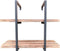 Wandrek ladder Stoer - wandplank boekenkast - wandkast - industrieel - 2 opbergplanken