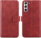 iMoshion Hoesje Geschikt voor Samsung Galaxy S21 FE Hoesje Met Pasjeshouder - iMoshion Luxe Bookcase - Rood