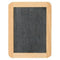 Klika - Krijtbordje met houten rand 16,5x21,5 cm - 20 stuks