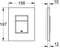 GROHE Even - Bedieningsplaat - Dual-Flush - Chroom