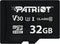 Patriot VX V30 - microSDHC 32GB - UHS-I Class 10 - 90MB/s