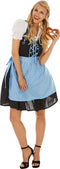 Dressforfun Dirndl Oktoberfest Madl model 2 XL - Dameskostuum met borduurwerk en schort - Tijdloos design