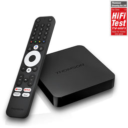 Thomson Streaming Box 240 - 4K UHD Google TV Streamer - Chromecast Dolby Atmos - 8GB opslag