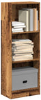 vidaXL - Boekenkast - 40x24x109 - cm - bewerkt - hout - oud - houtkleurig