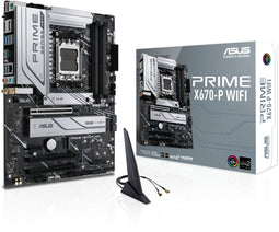 ASUS PRIME X670-P WIFI - ATX Moederbord - AMD X670 - WiFi 6 - DDR5 tot 128GB - PCIe 5.0