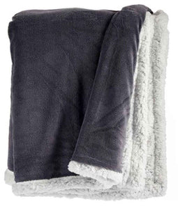 Deken Wit Grijs 130 x 1 x 170 cm (6 Stuks)