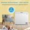 Comfee RCC201WH6(E) Vrieskist, 82 kWh/jaar, 85 cm hoog, 200 liter, inverter-compressor, laag volume,