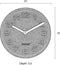 Zuiver Cork Time Klok/ Wandklok Rond Kurk Bruin