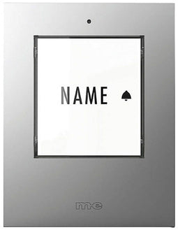 m-e modern-electronics 41302 Zender voor Draadloze deurbel Verlicht, Met naambord