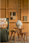 Mica Decorations Bold - Bijzettafel - gerecycled hout - H35 x D33 cm - bruin