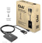 Club 3D CAC-1720 - VGA en USB Type-A naar HDMI Adapter - 0.6m - Zwart