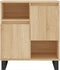 vidaXL - Dressoir - 60x35x70 - cm - bewerkt - hout - sonoma - eikenkleurig