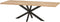 Eettafel Thun 220 cm visgraat verjongde rand - Eikenhout