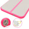 vidaXL - Gymnastiekmat - met - pomp - opblaasbaar - 700x100x10 - cm - PVC - roze