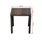 vidaXL - Ligbedden - met - tafel - poly - rattan - bruin