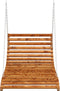 vidaXL - Schommelbed - 115x147x46 - cm - gebogen - hout - met - teakafwerking