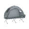SoBuy OGS32-II-HG - Opblaasbare Camping Tent - Inclusief luchtmatras en slaapzak - Grijs 193x161cm