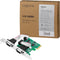 LogiLink PC0031 - PCIe Seriële Controller - 2x 9-pins Aansluitingen