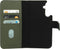 Mobiparts Galaxy A25 - 2 in 1 Wallet Case - Echt leer met uitneembare backcover - Groen