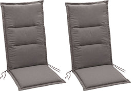 Summerset Club - 2-delige Tuinkussenset hoge rug - Taupe