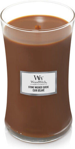 WoodWick Stone Washed Suede Large Candle