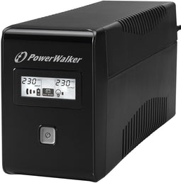 BlueWalker PowerWalker VI 850 LCD - UPS 850VA 480W - LCD display