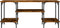 vidaXL - Tv-meubel - 102x35x45,5 - cm - bewerkt - hout - gerookt - eikenkleurig