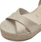 Tamaris Core - Dames Sandalen - Hakhoogte 7 cm - CHAMPAGNE - Maat 37