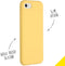 Accezz Liquid Silicone Backcover - Geschikt voor iPhone SE (2022) / SE (2020) / 8 / 7 - Schokabsorberend - Geel