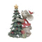 Kerstversiering DKD Home Decor Muis Hars (10 x 6,5 x 11 cm) (2 Stuks)