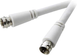 SpeaKa Professional SP-7870008 - Satelliet Aansluitkabel F-stekker naar F-stekker 7.50 m 90 dB - Wit
