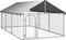 vidaXL - Hondenkennel - voor - buiten - met - dak - 600x200x150 - cm