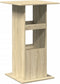 vidaXL - Bartafel - met - opbergruimte - 60x60x102 - cm - hout - sonoma - eikenkleurig