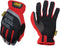Mechanische Handschoenen Fast Fit Rood (Maat S)