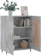 vidaXL - Dressoir - 69,5x34x90 - cm - bewerkt - hout - betongrijs