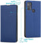 iMoshion Hoesje Geschikt voor Motorola Moto G50 Hoesje Met Pasjeshouder - iMoshion Slim Folio Bookcase - Blauw